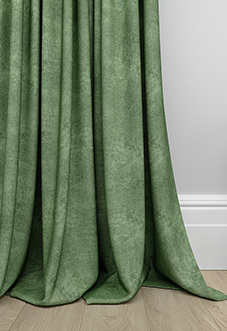 Florence Faux Suede, Hunter Green - Made to Measure Curtains